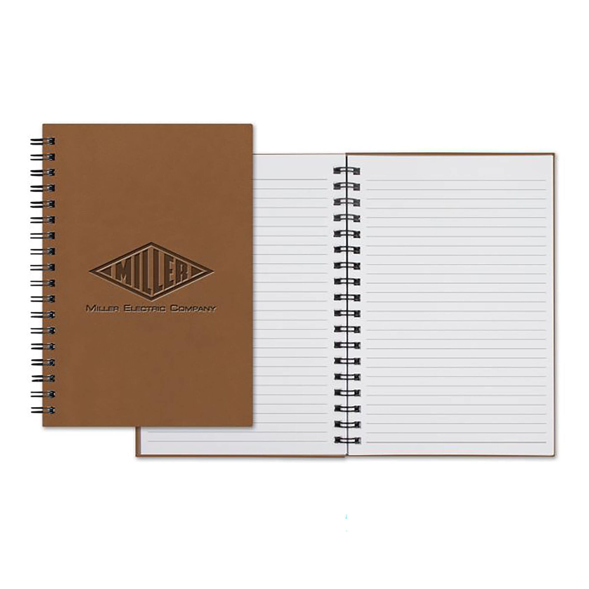 25. Castelli WireO Tucson Grande White Lined Pg Journal
