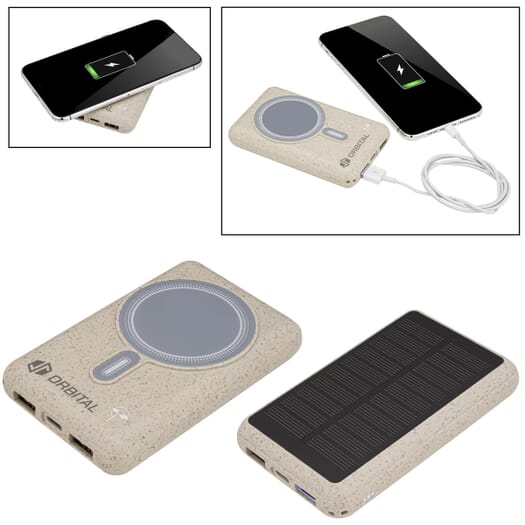 EarthTrendz™ Solar / Magnetic Wireless Power Bank