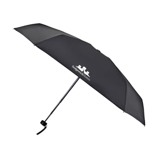 Elements 39" Recycled Manual Mini Folding Umbrella