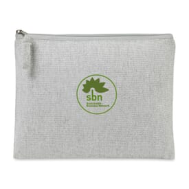 AWARE™ Recycled Cotton Zippered Pouch