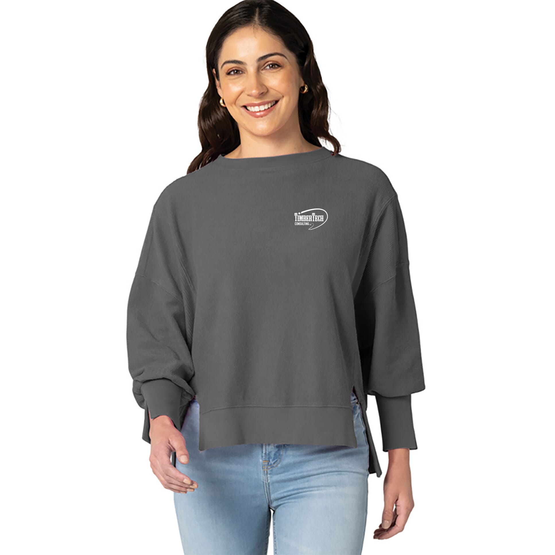 Women's Camden Spliced Crew Neck Sweatshirt