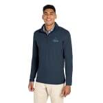 Charles River Heathered Eco-Logic Stretch Quarter Zip - Men's