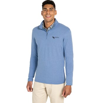 Charles River Heathered Eco-Logic Stretch Quarter Zip - Men's