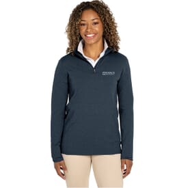 Women's Heathered Eco-Logic Stretch Quarter Zip