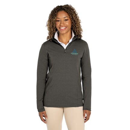 Charles River Heathered Eco-Logic Stretch Quarter Zip