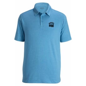 Men's Point Gray Heathered Polo