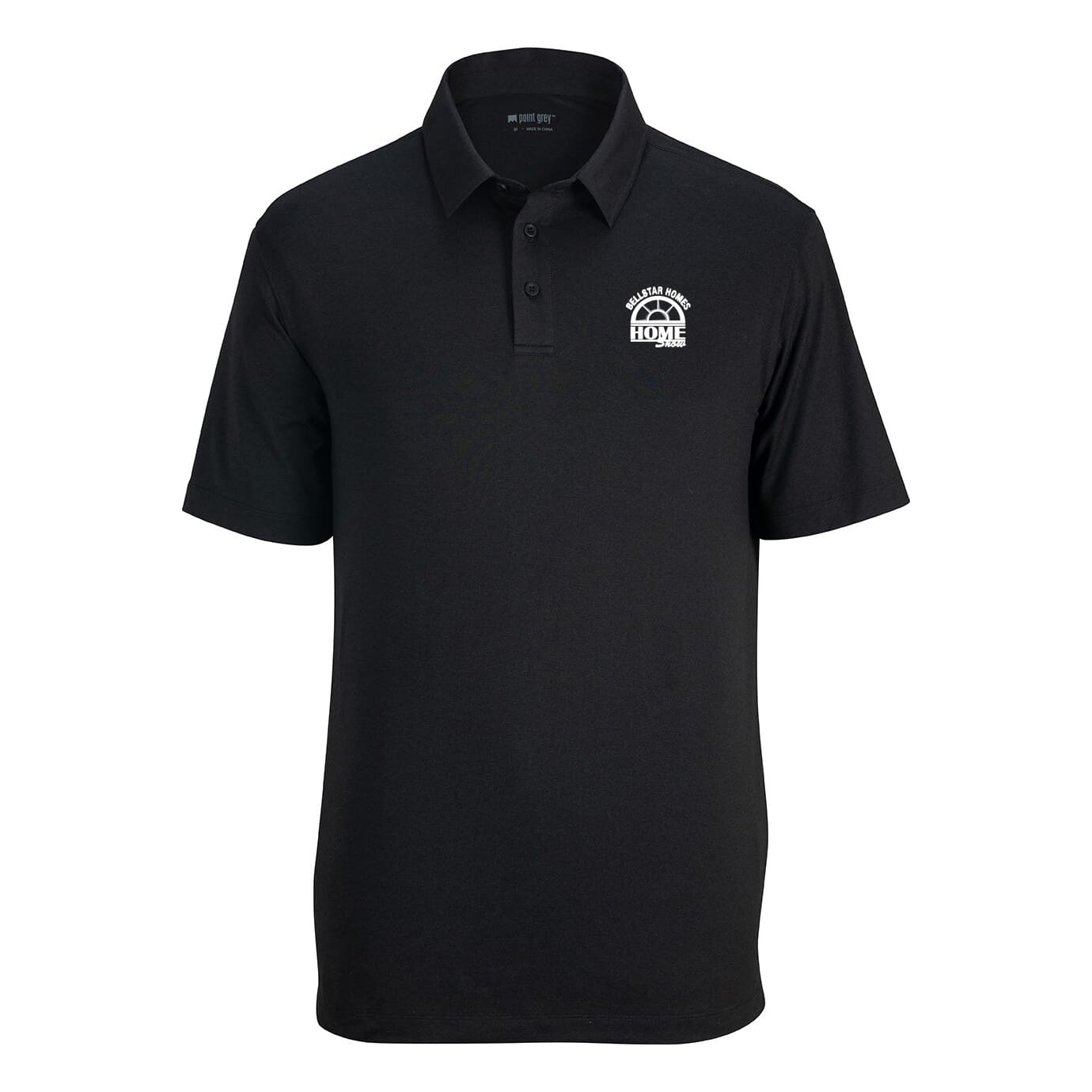 Men's Point Gray Heathered Polo