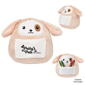 6 in. dog stuffy with pocket