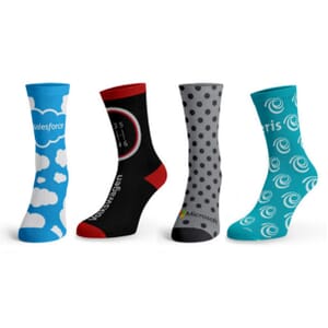 11. Custom Knit Jacquard Socks