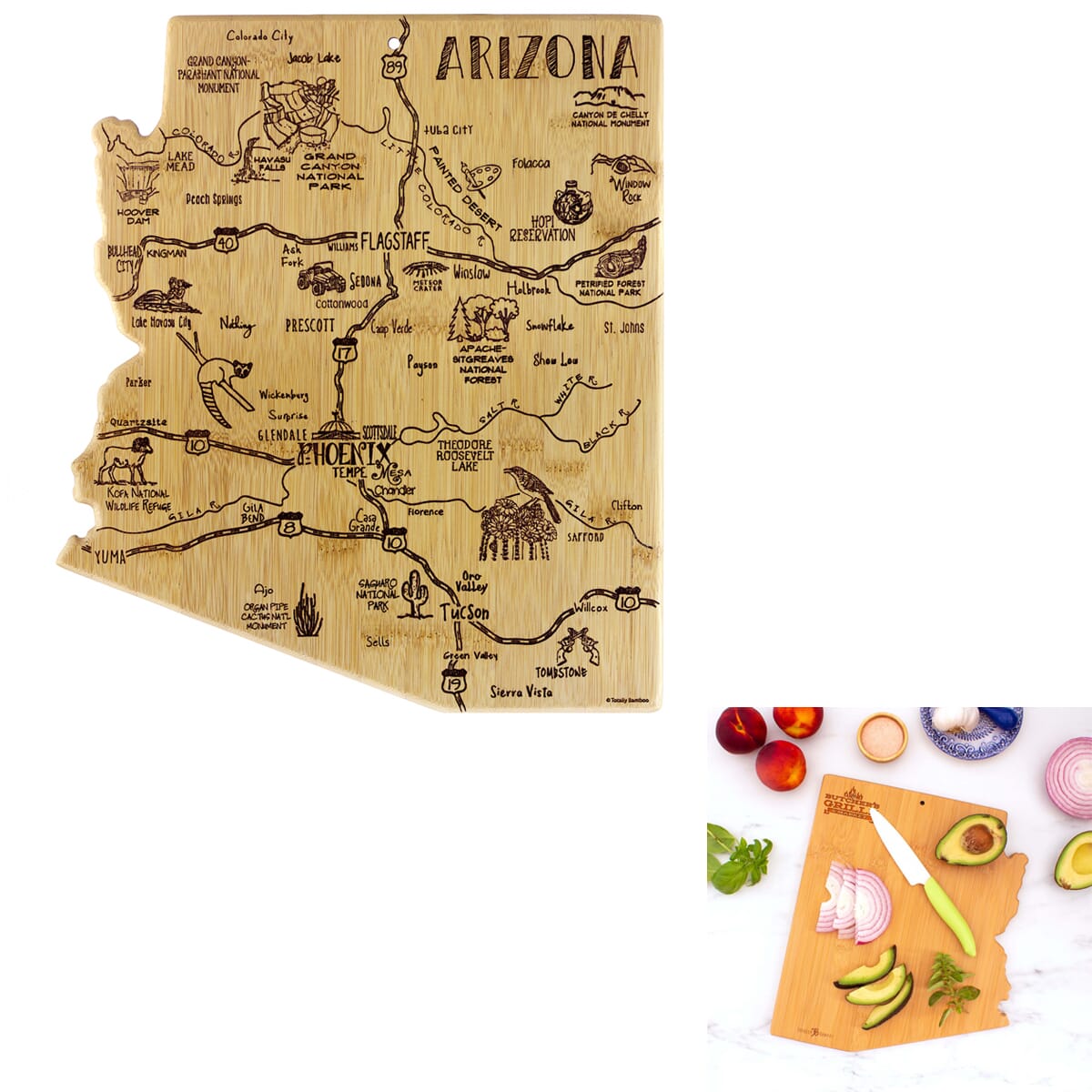 Destination Cutting & Serving Board