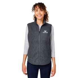 Ladies' North End Aura Sweater Fleece Vest