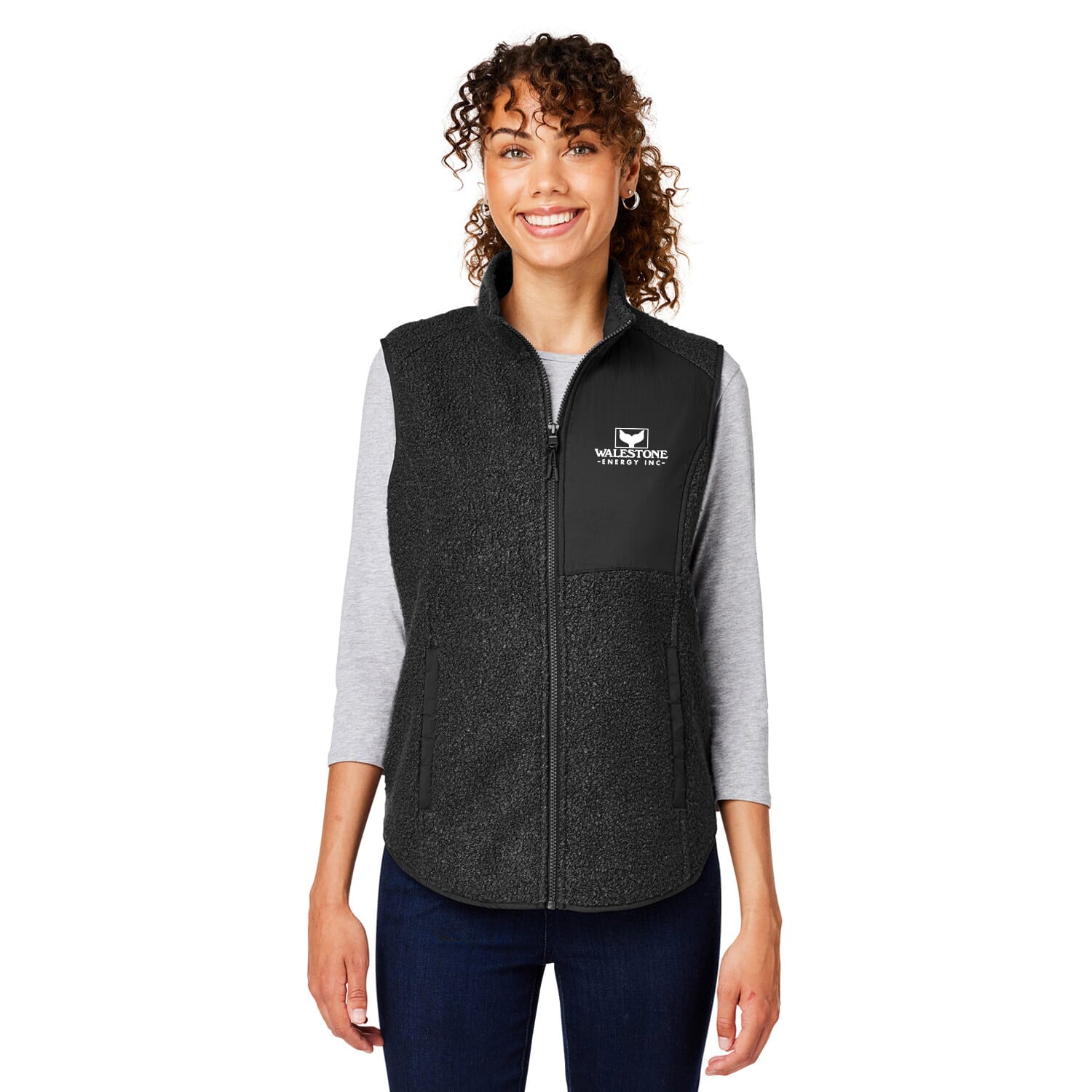 Ladies' North End Aura Sweater Fleece Vest