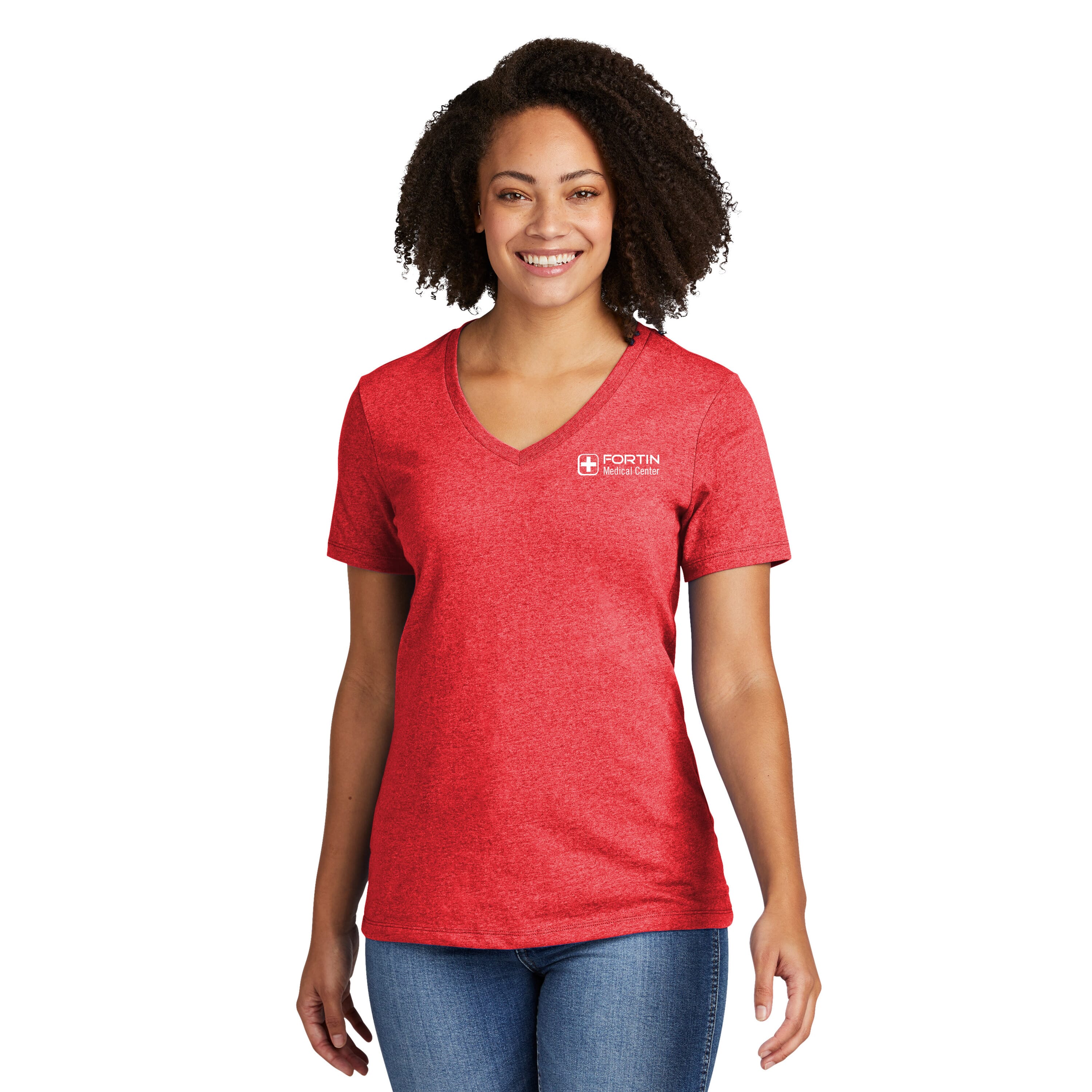 Women’s Allmade® Recycled Blend V-Neck Tee