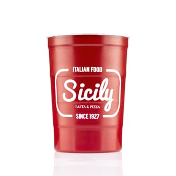 stainless steel party cup with logo