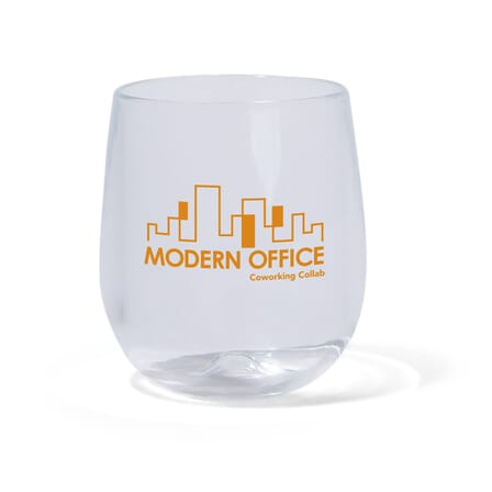 12 oz Silipint® Clear Stemless Wine Glass