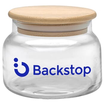 8 oz Apothecary Jar with Bamboo Lid