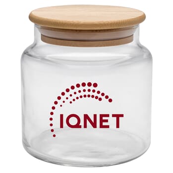 16 oz Apothecary Jar with Bamboo Lid