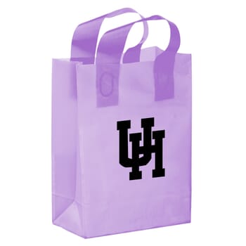 Color Frosted Soft Loop Shopper Bag