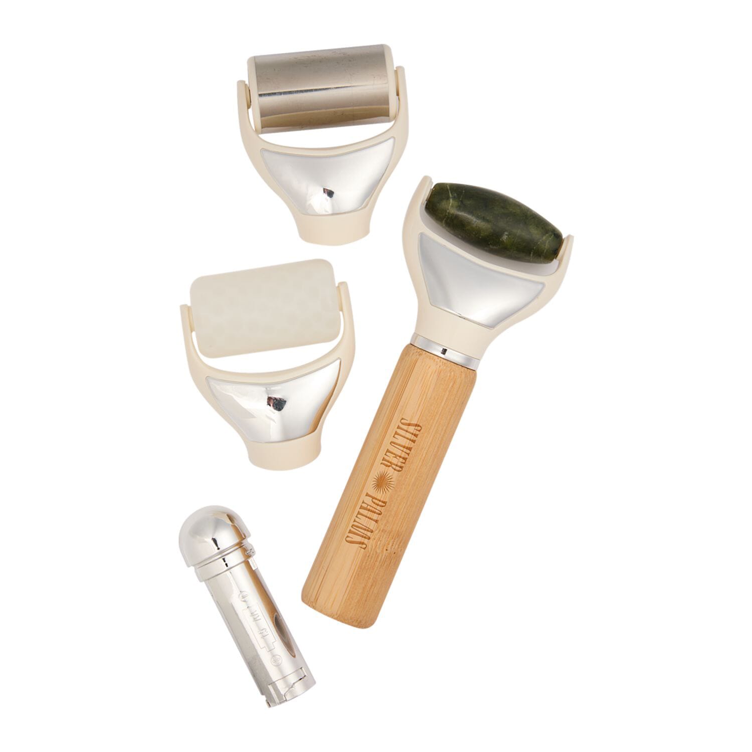 Wellable™ FSC®-Certified 3-in-1 Face and Body Roller Set