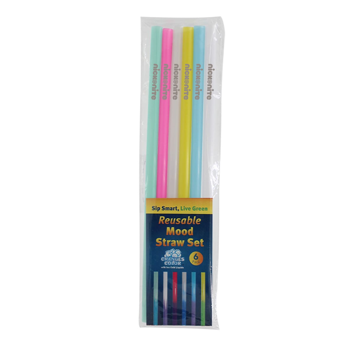 Reusable Mood™ Straw- 6 Pack