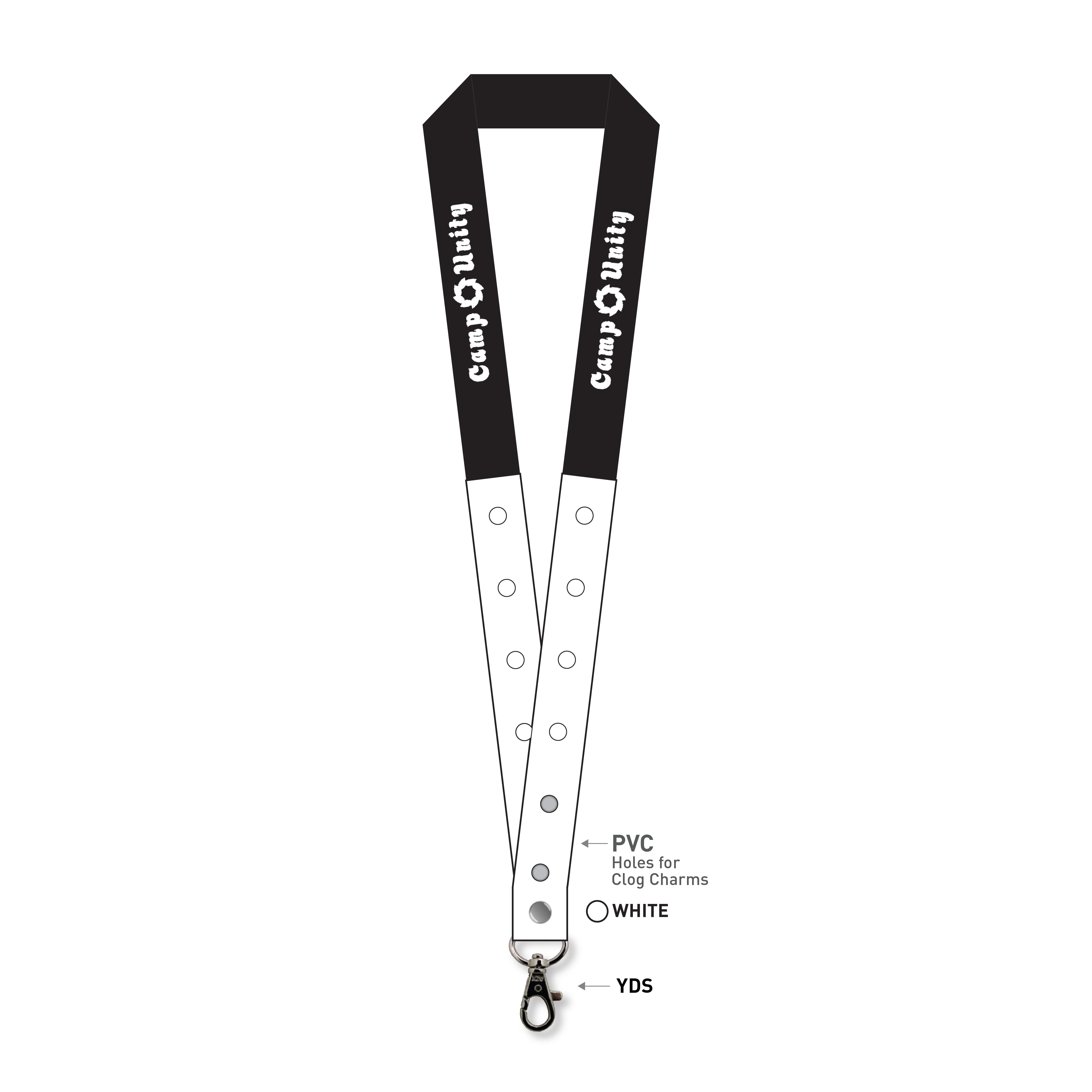 Sublimated Charm Lanyard