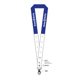 Sublimated Charm Lanyard