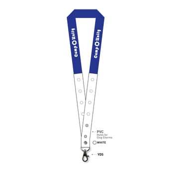 Sublimated Charm Lanyard