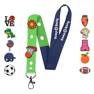 Sublimated Charm Lanyard