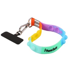 Silicone Pop-It Phone Wristlet &amp; Key Holder