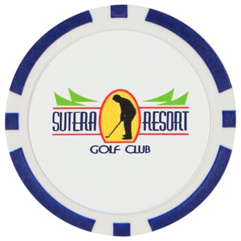 Poker Chip Golf Ball Marker
