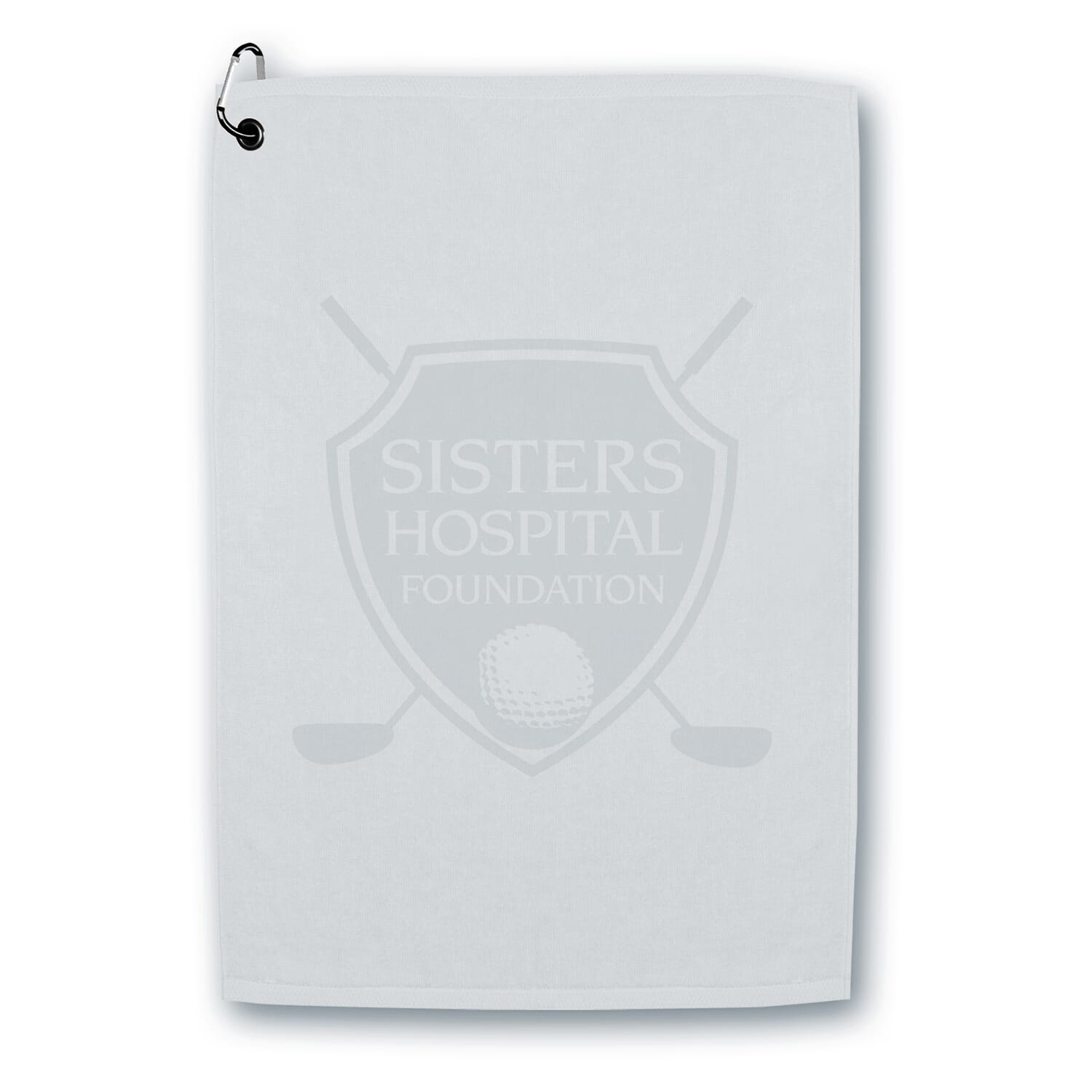 Champions Golf Towel - White