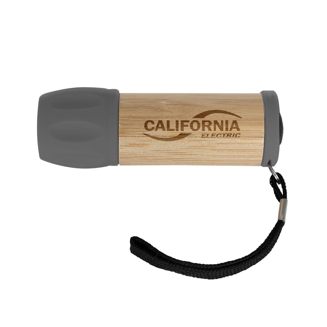 16.Bamboo 9 LED Flashlight – Custom Engraved