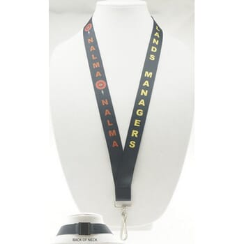 1&quot; Digitally Sublimated Lanyard w/ Sewn on Breakaway
