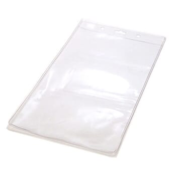 Blank Stock Mylar Pit Pass Pouch for 4&quot;x7&quot; Insert Card