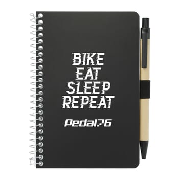 4&quot; x 6&quot; FSC® Mix Pocket Spiral Notebook with Pen