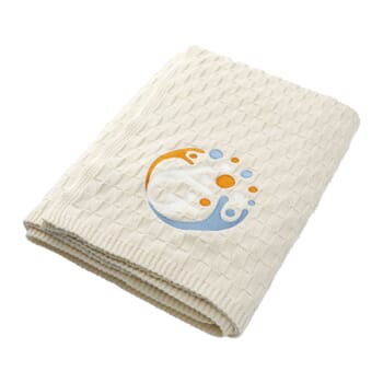 Made*Here New York Basketweave Cotton Blanket