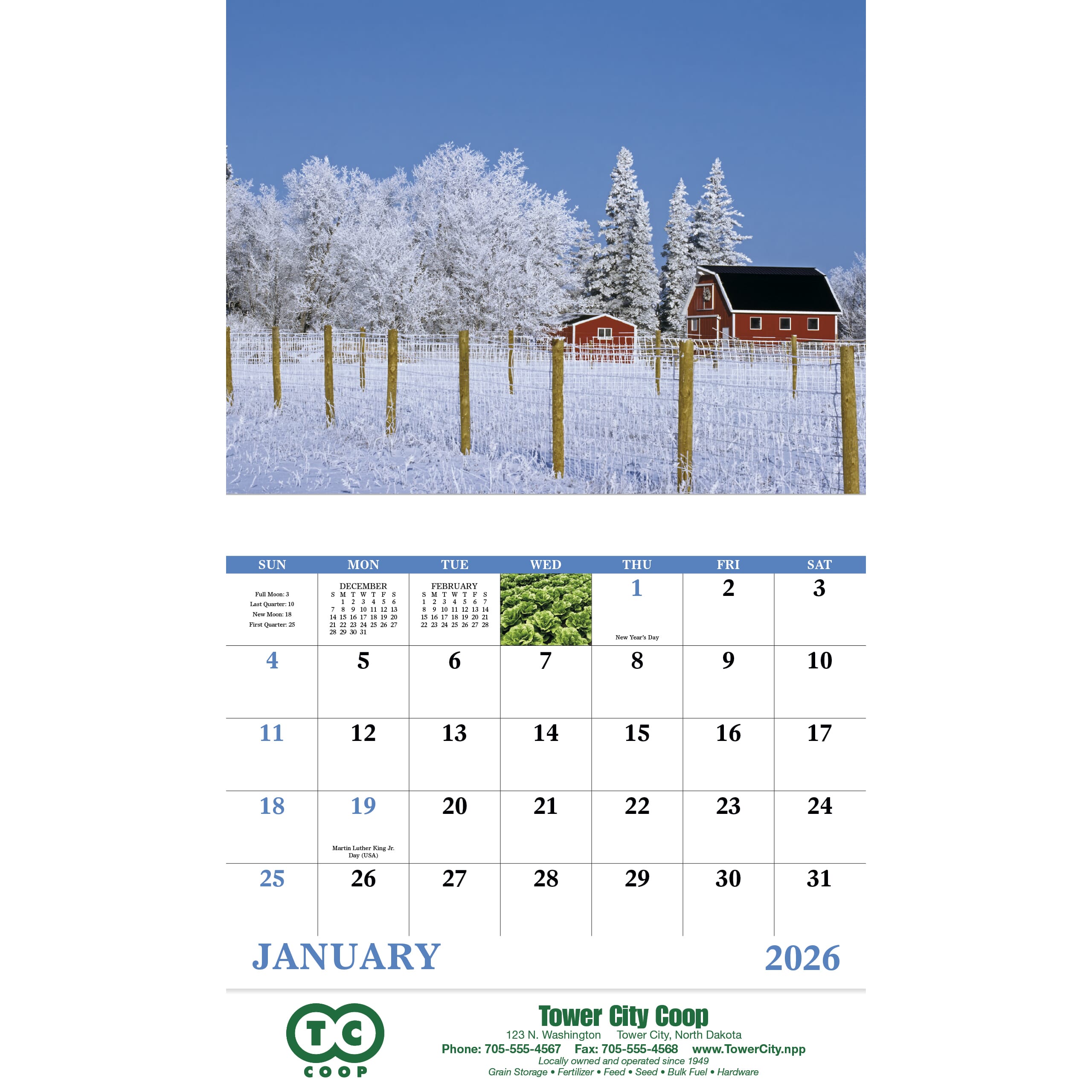 2026 Good Value™ Agriculture - Stapled Calendar