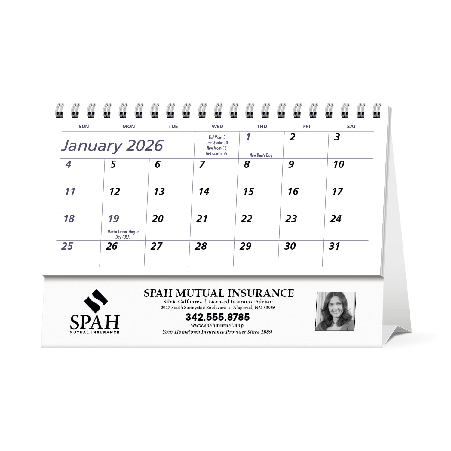 2026 Triumph® Calendars Econo Desk Calendar Promotional Giveaway