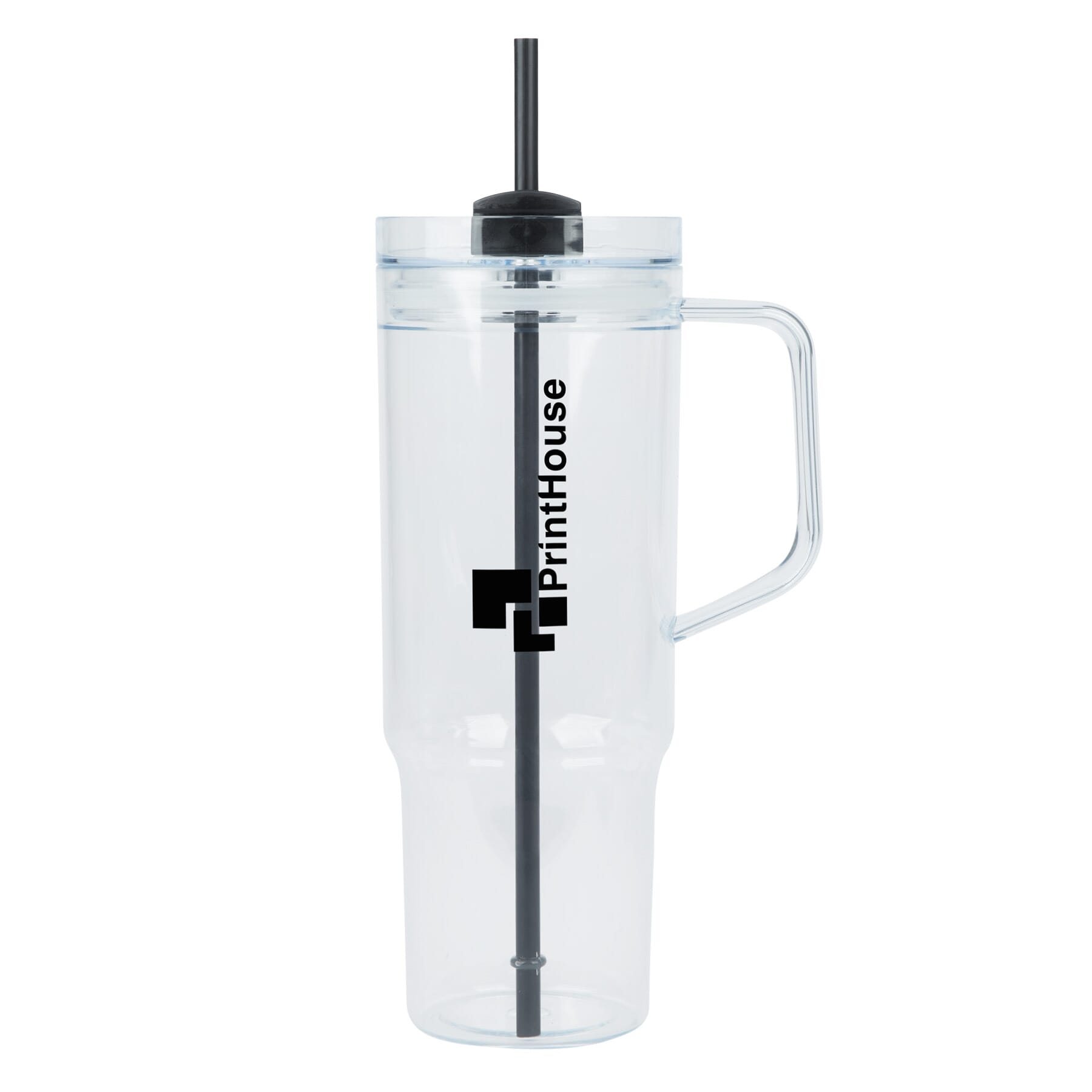Oliver 40 oz Clear Travel Mug