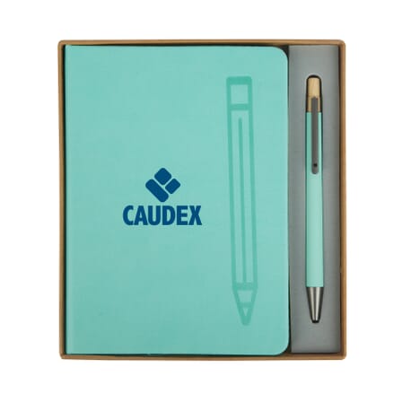 Manhattan II Gift Set w/Magnetic Journal & Recycled Pen