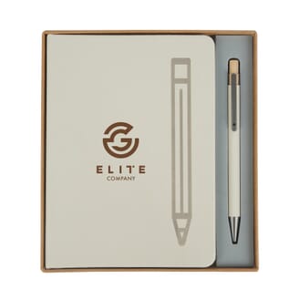 Manhattan II Gift Set w/Magnetic Journal & Recycled Pen