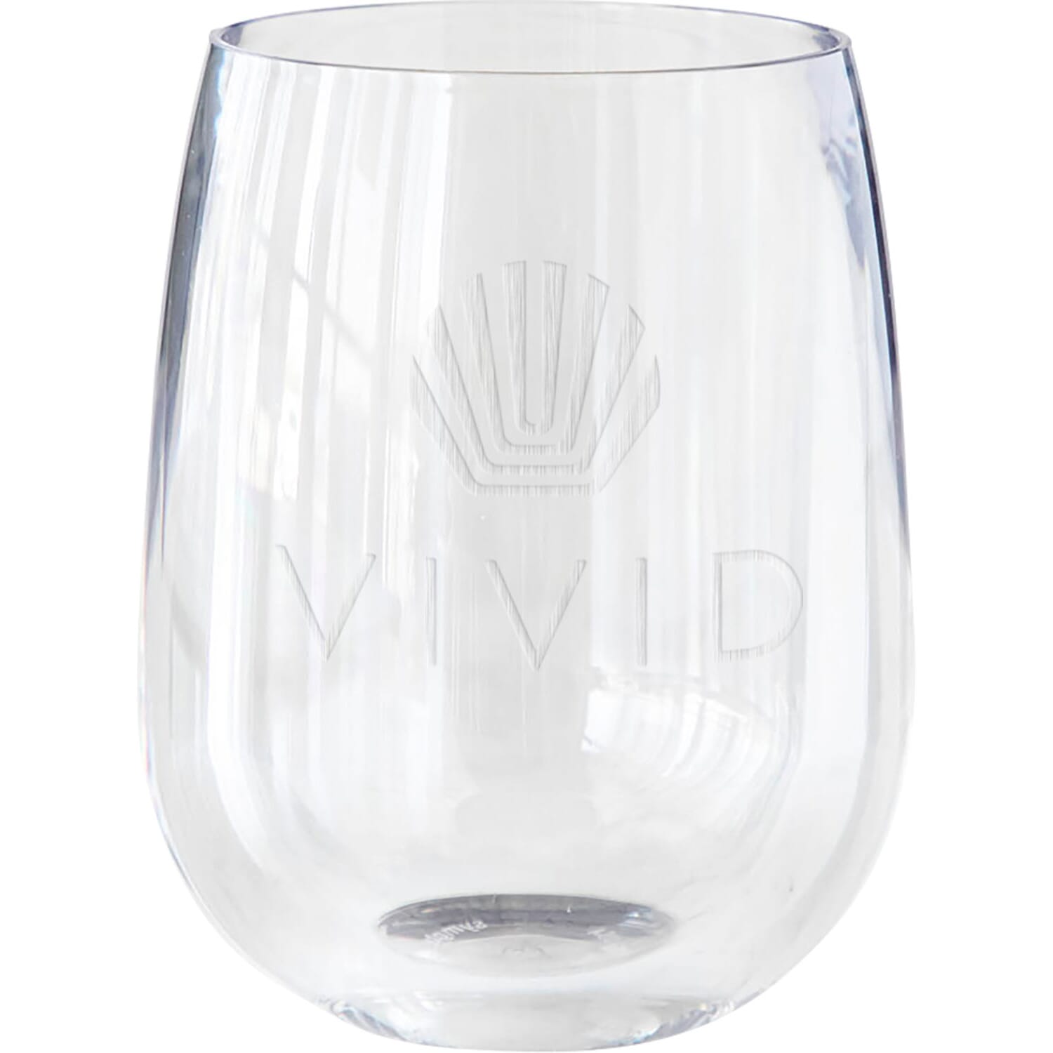 12 oz Symglass Clear Stemless Wine Glass