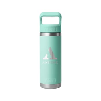18 oz YETI® Rambler™ Water Bottle with Color-Matched Straw Cap