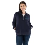 Charles River Crosswind $35 Quarter Zip Sweatshirt - Women's