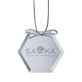 Mirror Ornament - Hexagon