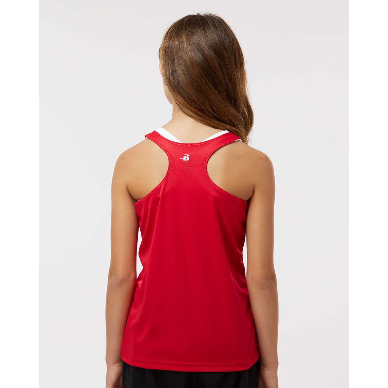 Girls' Badger B-Core Racerback Tank Top - Custom Logo Printed | Crestline