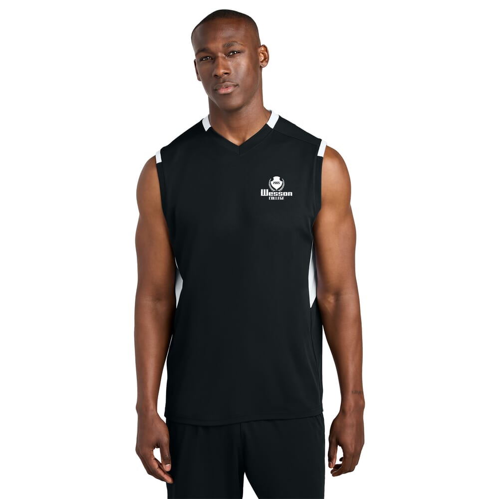 Men's Sport-Tek® Club Sleeveless V-Neck