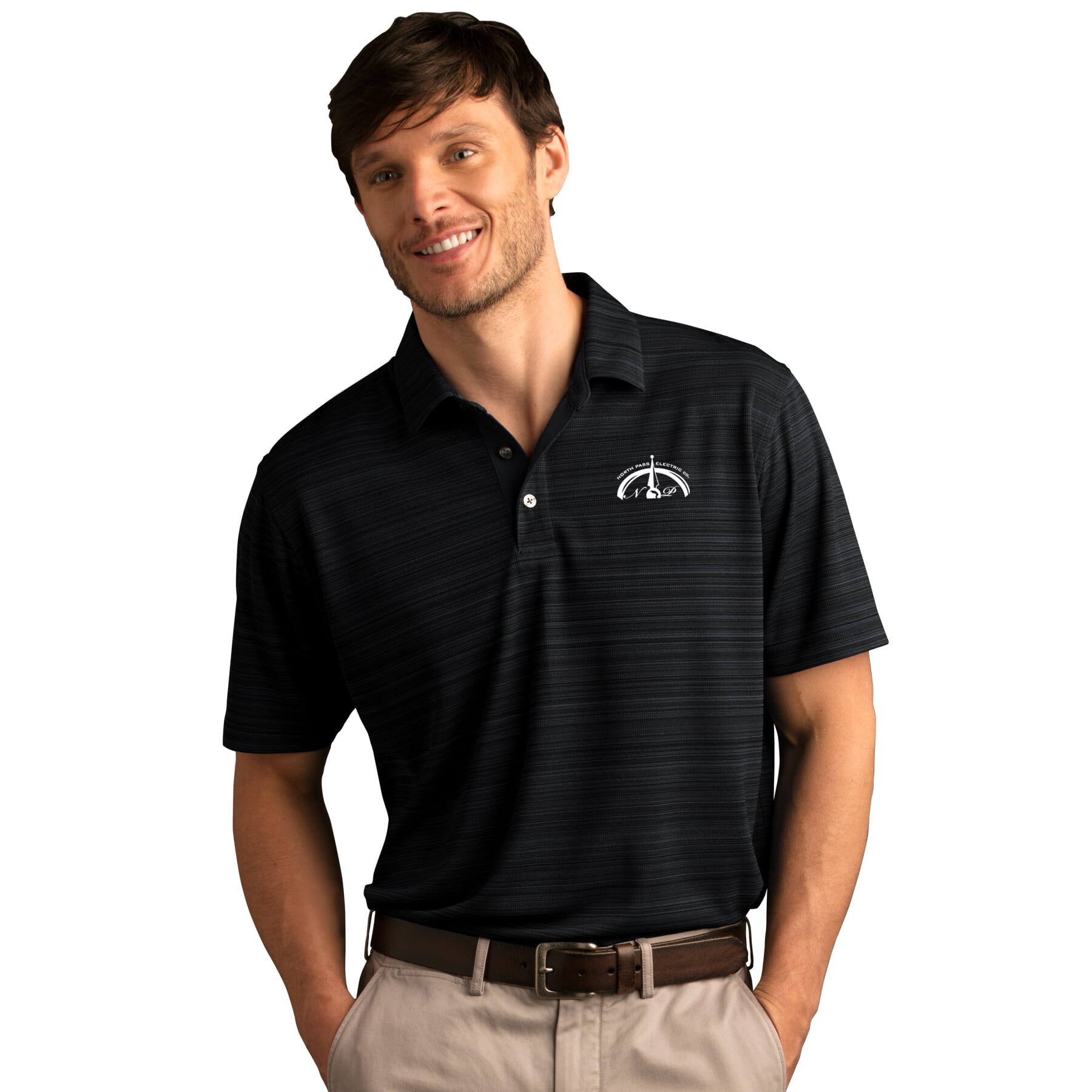 Men's Vansport Strata Textured Polo