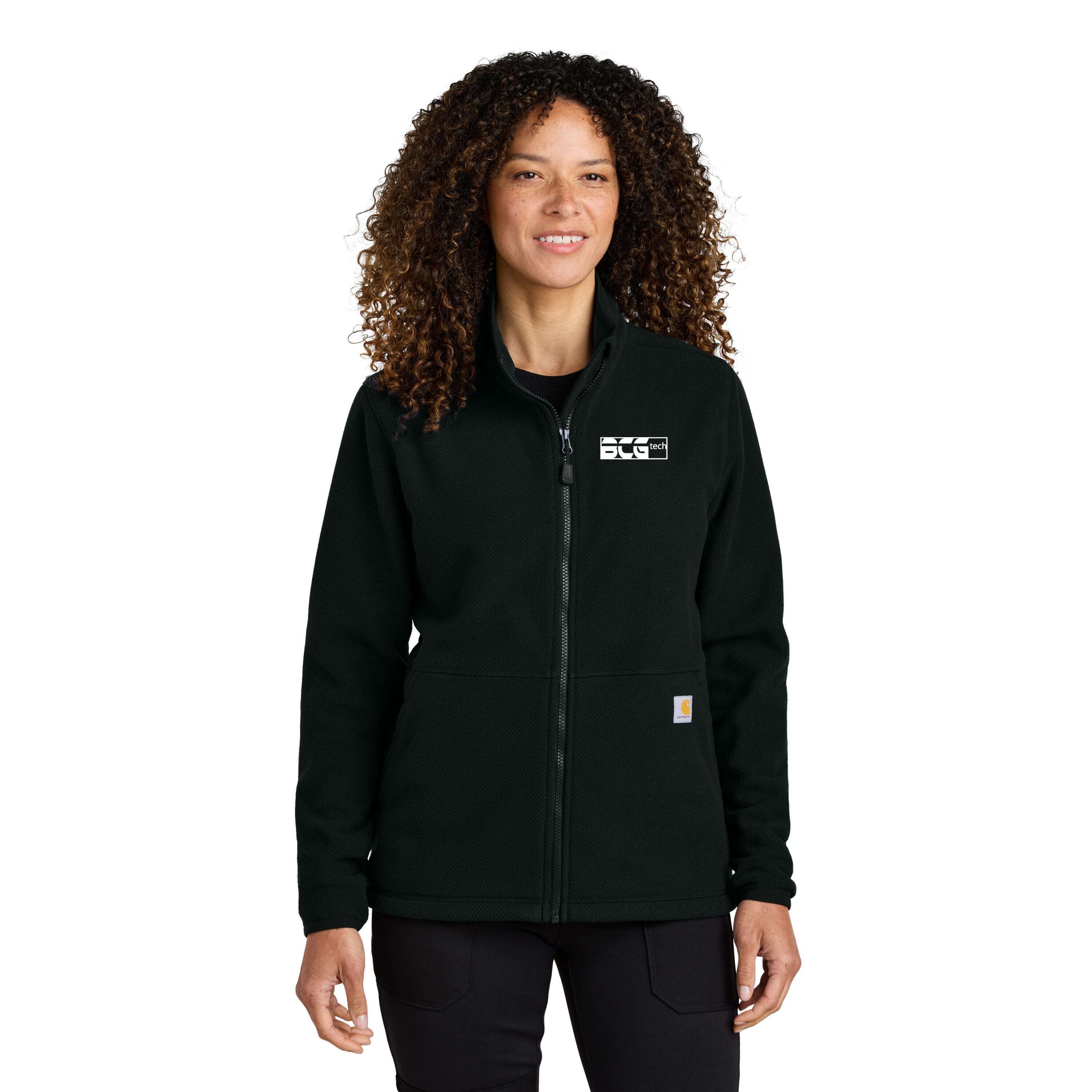 Women’s Carhartt® Textured Full-Zip Fleece Jacket