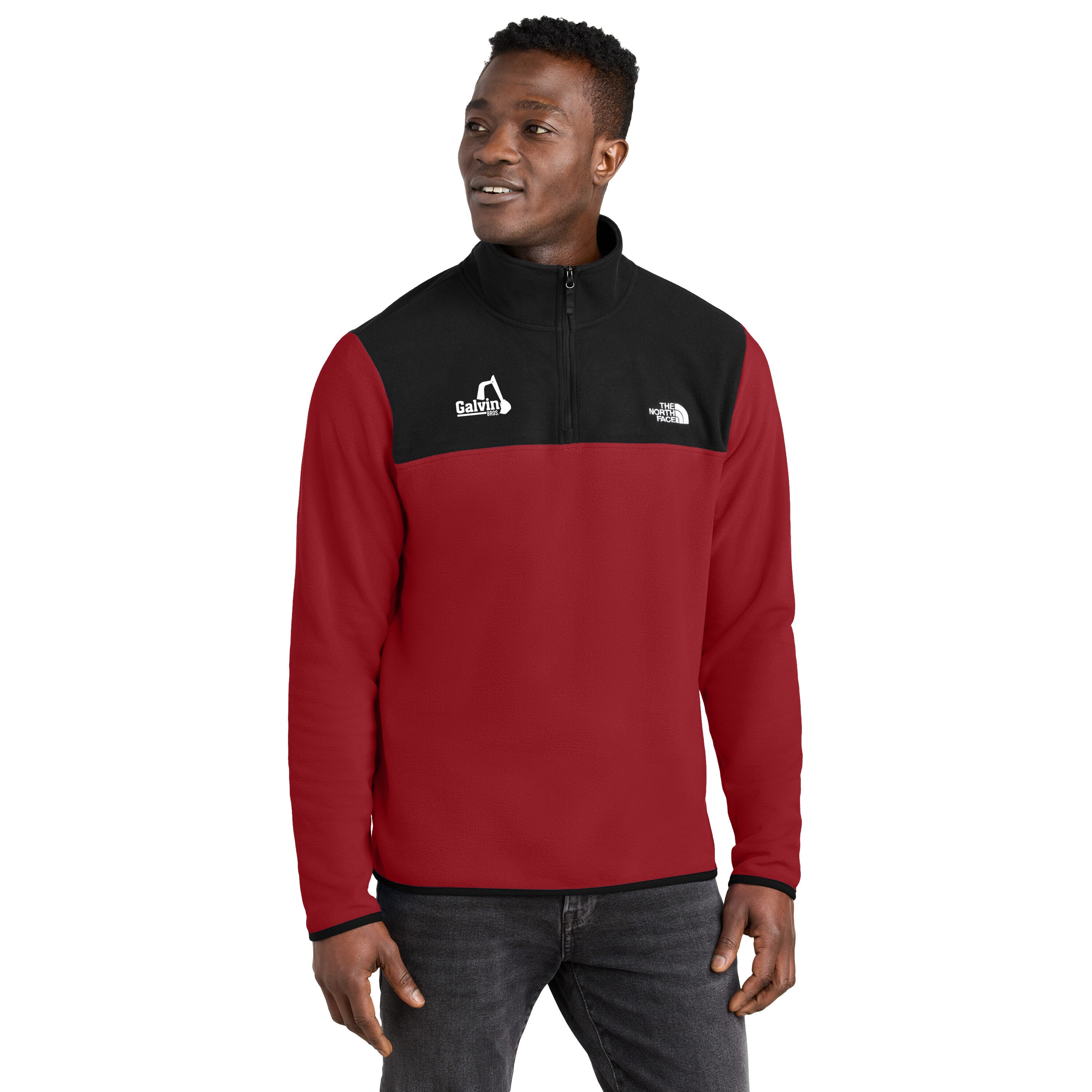 【良品】 THE NORTHFACE Custom Men's The North Face® Glacier 1/4-Zip Fleece with Logo